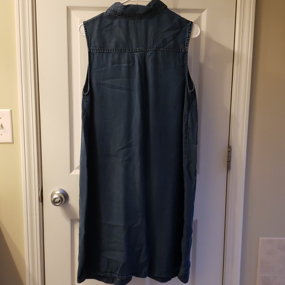 Maternity dress, jean dress, medium,  blue jean - Picture 7 of 7